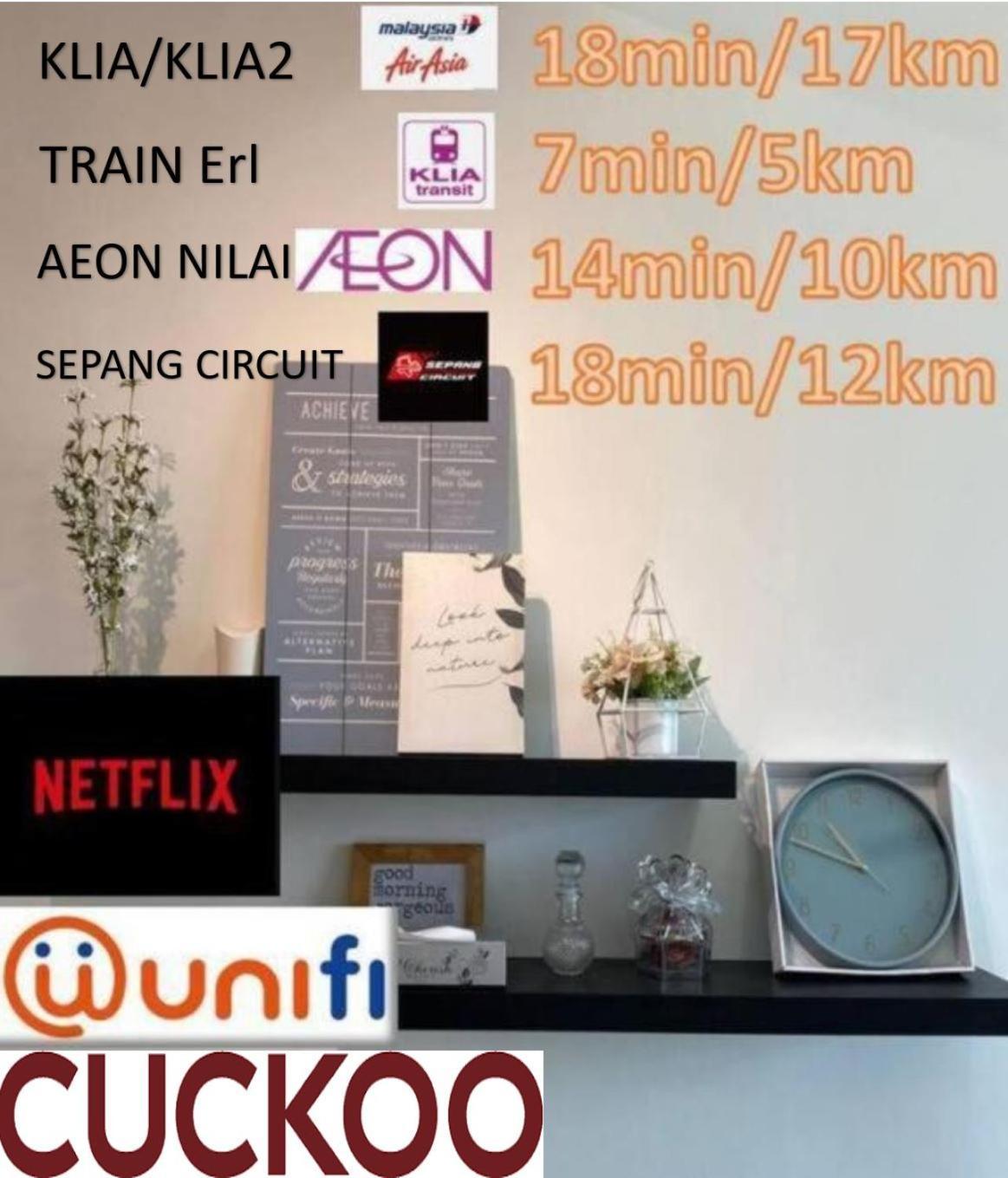 Family Stay, Sepang Klia, Free 2 Parking&Unifi Zewnętrze zdjęcie